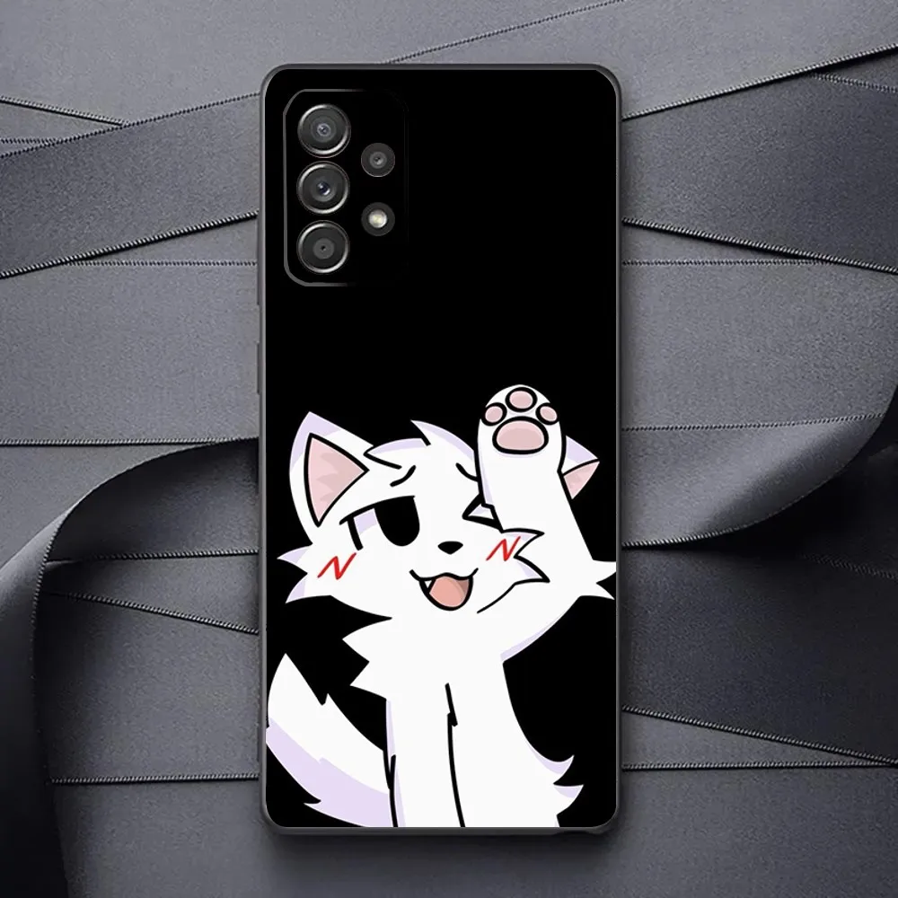 Cute Boykisser Phone Case For Samsung Galaxy A13,A21s,A22,A31,A32,A52,A53,A71,A80,A91 Soft Black Phone Cover