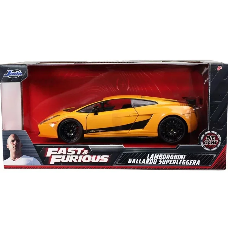 jada Fast & Furious 1/24 Lamborghini Transform Lado (candy paint) A very handsome model children gift collection decoration