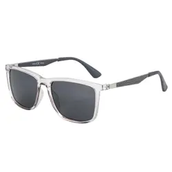 ZENOTTIC UV400 Protection Sunglasses for Men Rectangle Ultralight Carbon Fiber Frame Classic Polarized Sun Glasses