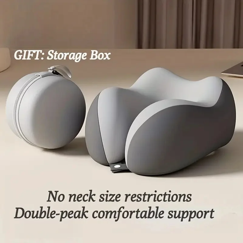 FD03844789 Nackenkissen für Reisen & Zuhause Ergonomische Nackenstütze Einfache Aufbewahrung Komfortabler Schlaf Langsam Rückfedernd Leichtgewichtig