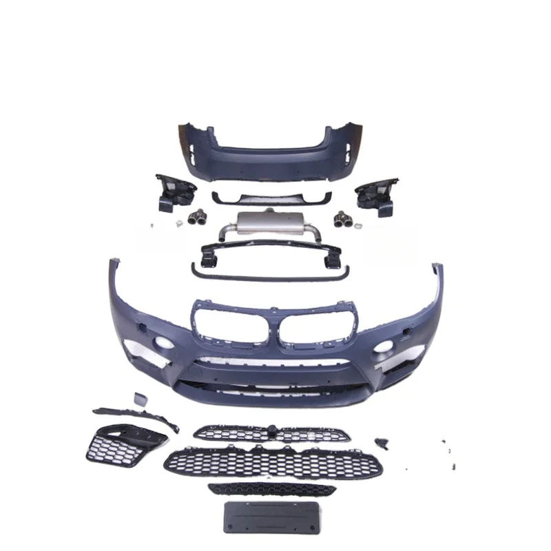 High Quality PP Material Unpainted M Style Body Kit Perfect Fit For X6 F16 2013-2018 Including Front Rear Bumpers Side Skirts