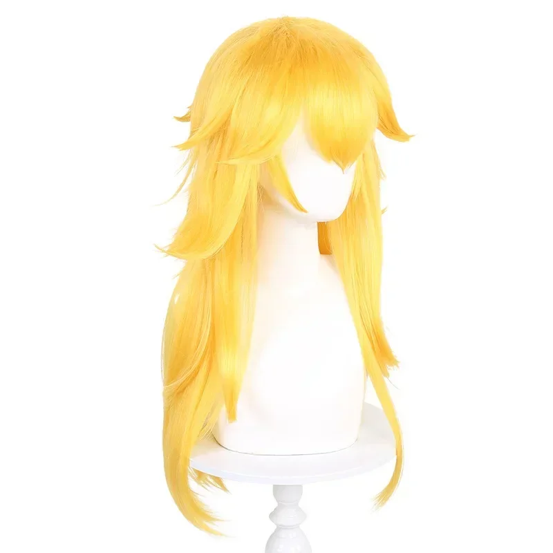 Halloween women Princess Peach cosplay Synthetic wig styled Peach girl gold hair costumes