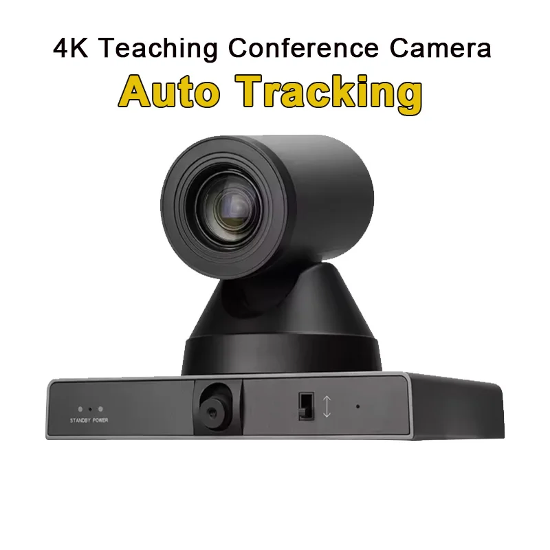 4K 30Fps Auto Tracking PTZ Teaching Conference Camera SDI HDMI IP USB Wide Angle 12x Zoom Live Streaming Equipment for Classroom