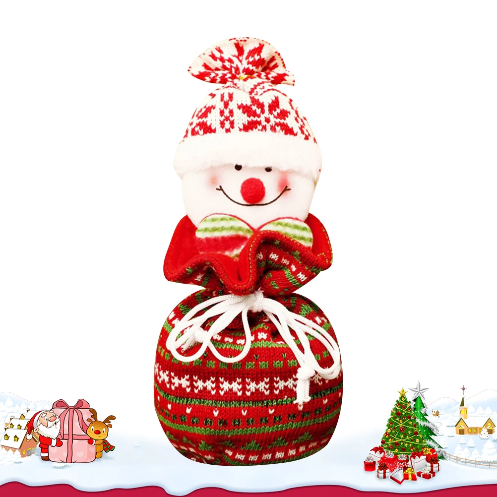 

Christmas Tree Ornaments Drawstring Bag Candy Bags Gift Birthday for Presents
