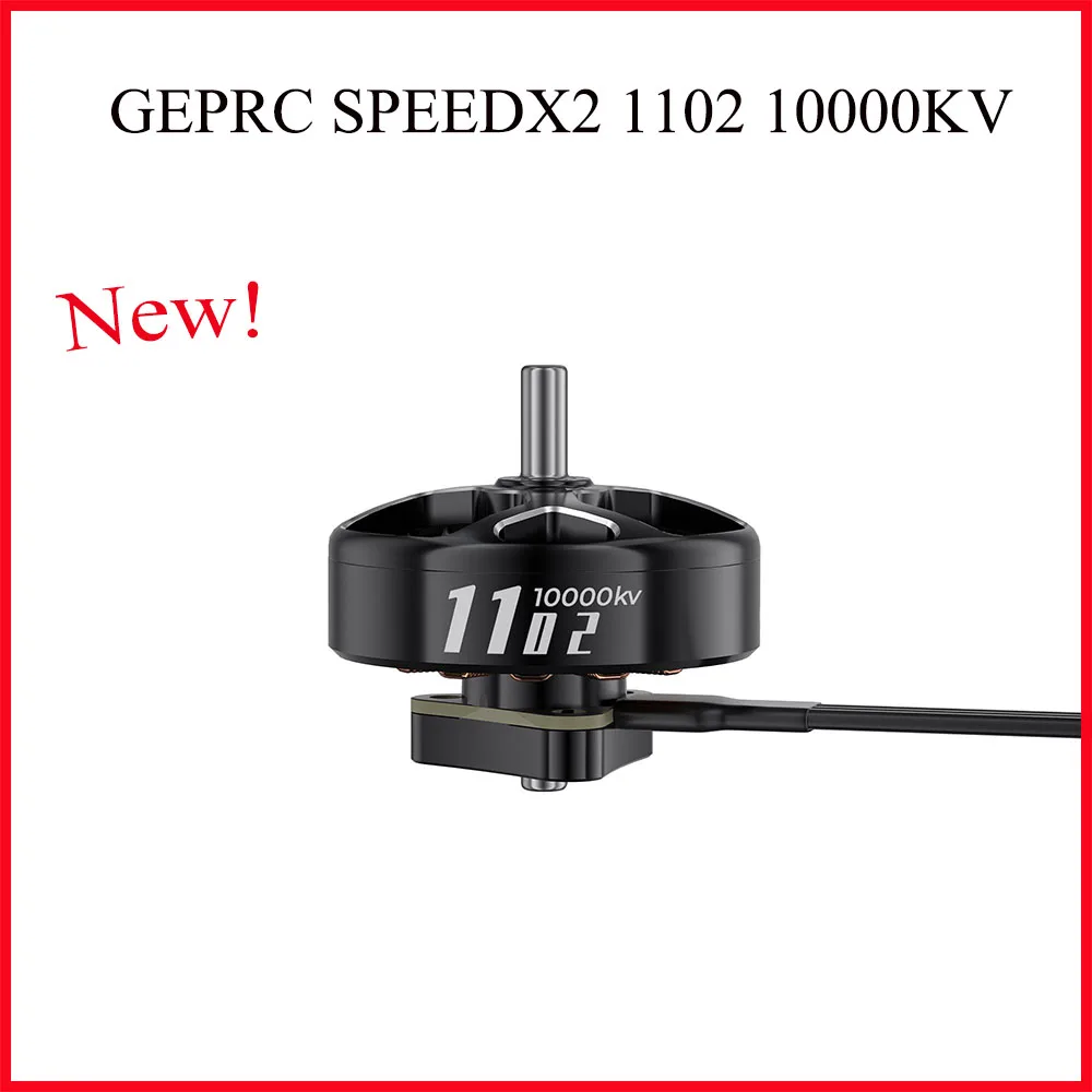 GEPRC SPEEDX2 1102 10000KV Brushless Motor Suitable for 1.6-2 Inch FPV Drone Quadcopter Accessories with Three Hole Screw Base