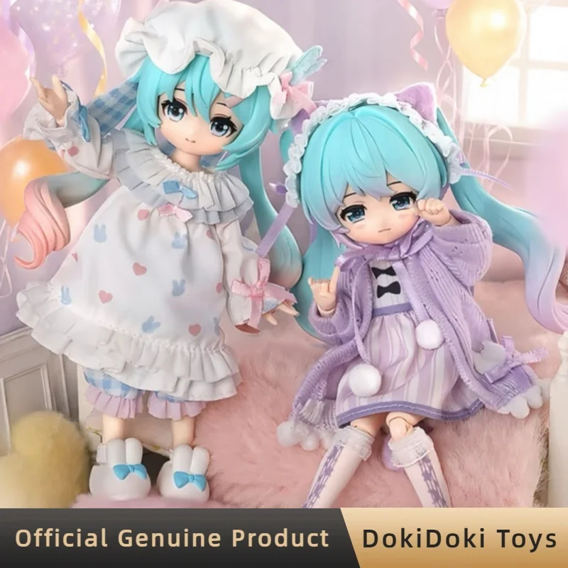 本物の初音ミク-ふわふわスイートドリームパーティーシリーズ-フィギュア-bjd-ブラインドボックス-かわいいコレクタブルオーナメント-おもちゃ-アニメファンへのギフト