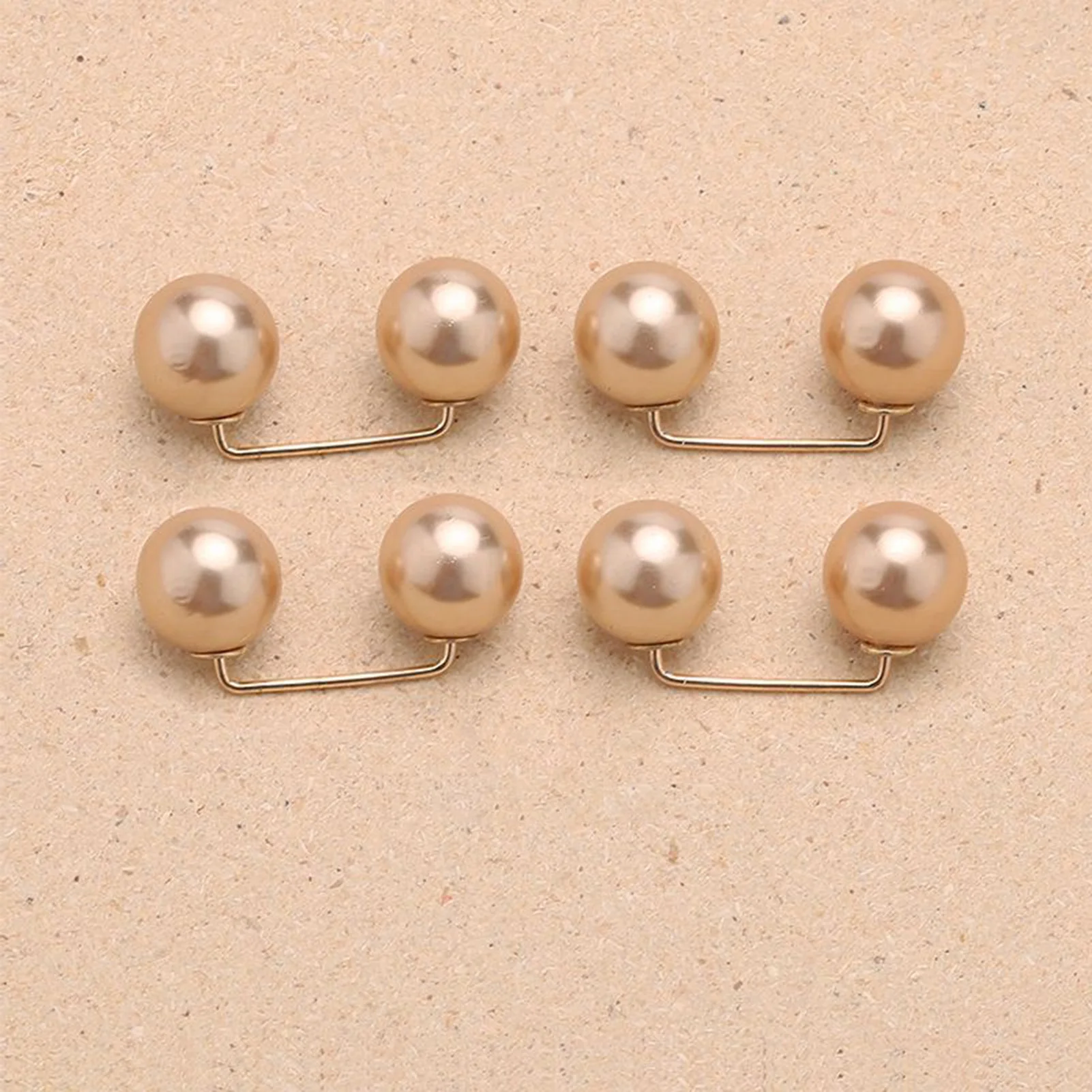 3 Pieces Faux Pearl Brooch Anti-Exposure Neckline Safety Pins for Women Girls Wedding Party Decorations