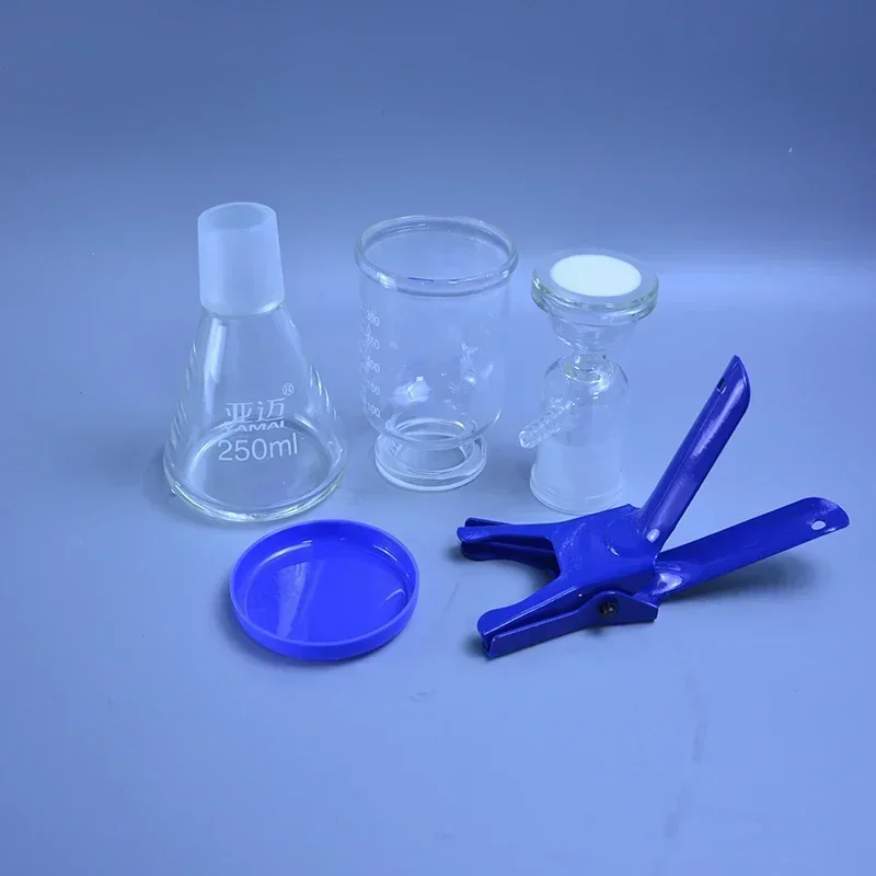 Glass Top Funnel Vacuum Filtration Apparatus Accessories Filter Head 250ml/500ml/1000ml