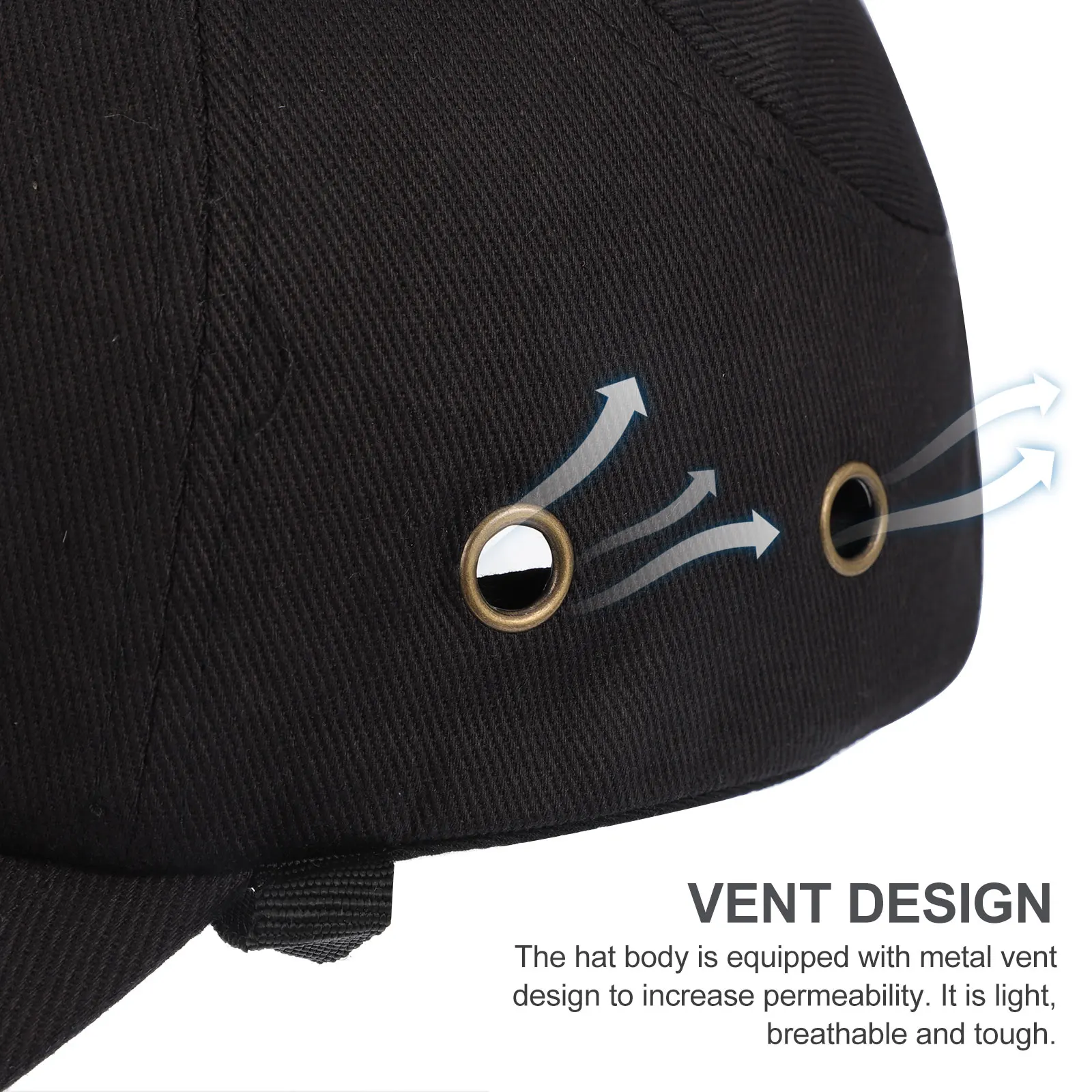 Adjustable Lightweight Safety Hard Bump Baseball Hat Portable Head Protector For Cycling Skateboarding Construction Outdoor Head