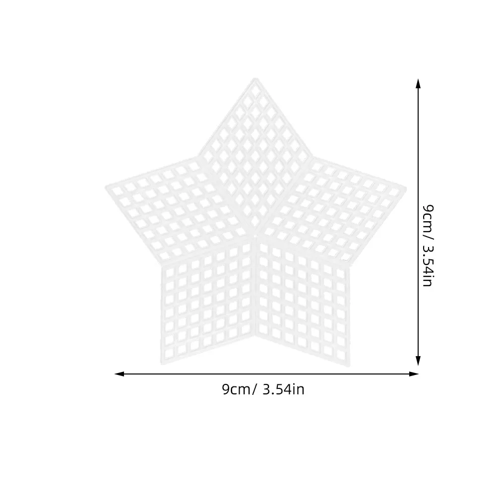 10 Stück Multifunktions-Webpads im Mesh-Design für Anfänger und Enthusiasten, Tasche, Basteltasche, Netzfolie, Kunststoff-Leinwandbögen