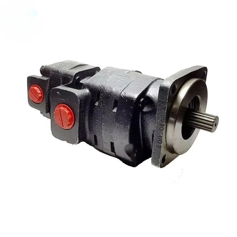 257954A1 87433897 Dual Hydraulic Gear Pump Agricultural Construction Machinery Spare Parts for 580SL 580SM Backhoe Loader
