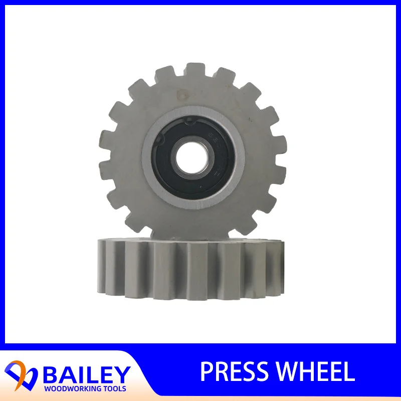 

BAILEY 10PCS 70x12x20mm Concave Straight Grain Press Wheel Rubber Roller for Edge Banding Machine Woodworking Tool