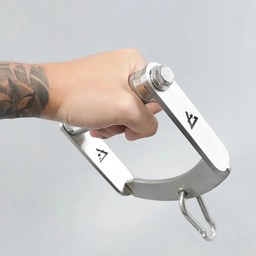 304 Stainless Steel Pull-Down Handle for Lat Pulldown, Rowing, Fly Exercises, and Cable Crossover Machines