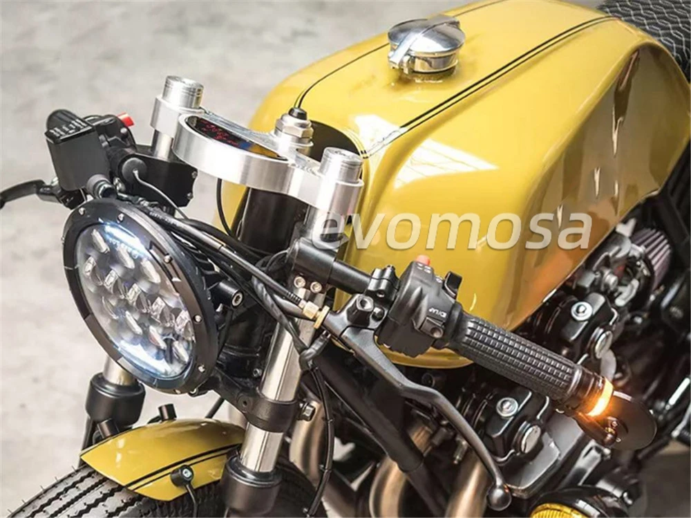 Motorcycle Handlebar Racing Adjustable 31/32/33/35/36/37/39/41/43/45/48/50/51mm Clip On Fork Tube Handle Bar For Cafe Racer
