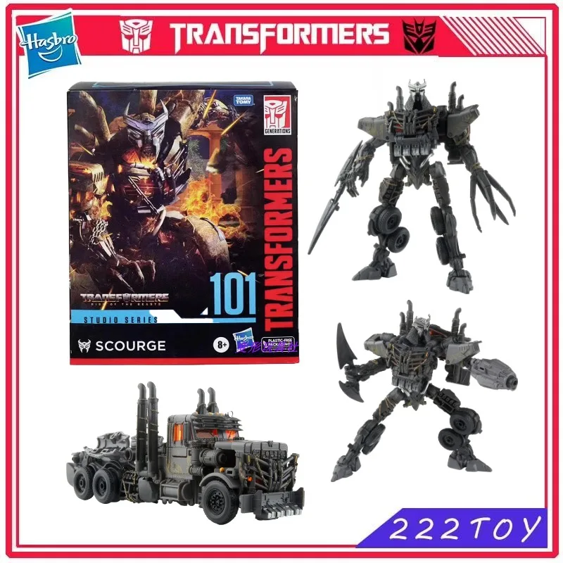 

New Hasbro Transformers Studio Series SS-101 Class L Scourge Anime Model Action Figures Robot Toy Collectibles Hobbies Gifts