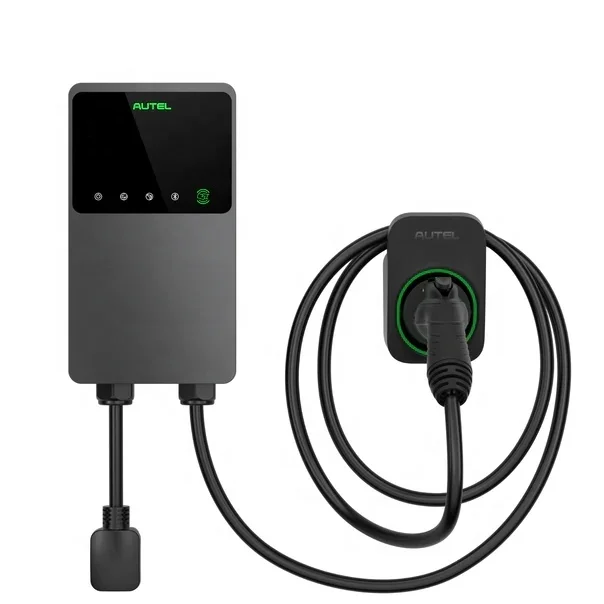 Autel electric Car Charger 12kw AC ev charger with pos debit card reader Wallbox pos show ev charger