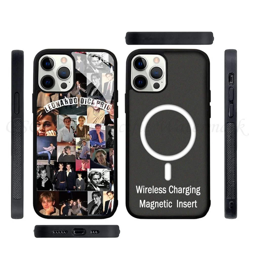 Leonardo Dicaprio Phone Case Strong Magnetic For IPhone 15 14 13 Pro Max 11 12 Mini Alex Mirror