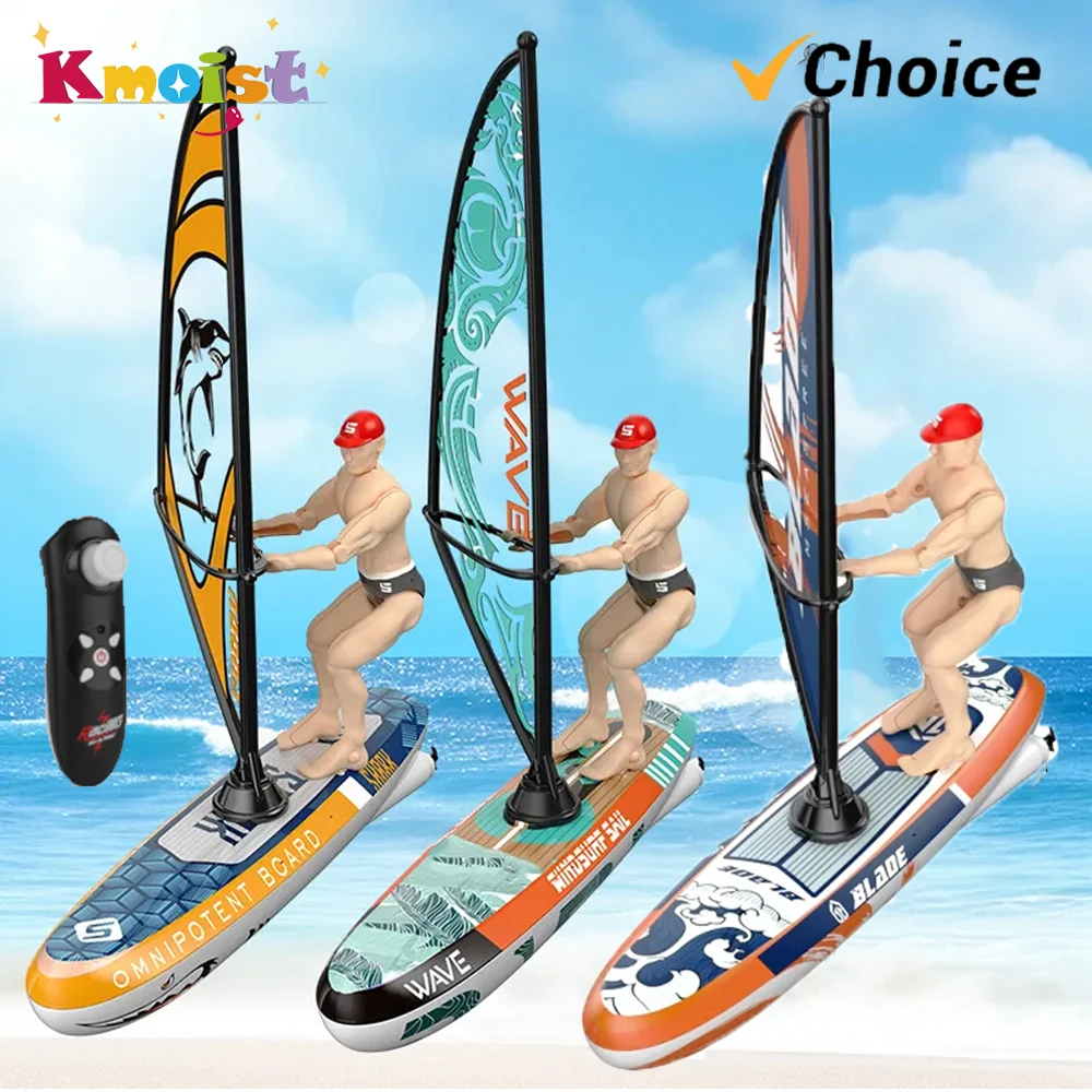 

2.4G Remote Control Ship Outdoor Water RC Racing Boat Kids Toy RC Kayak Paddle Boats Bath Toys for Boys Children's Day Gifts