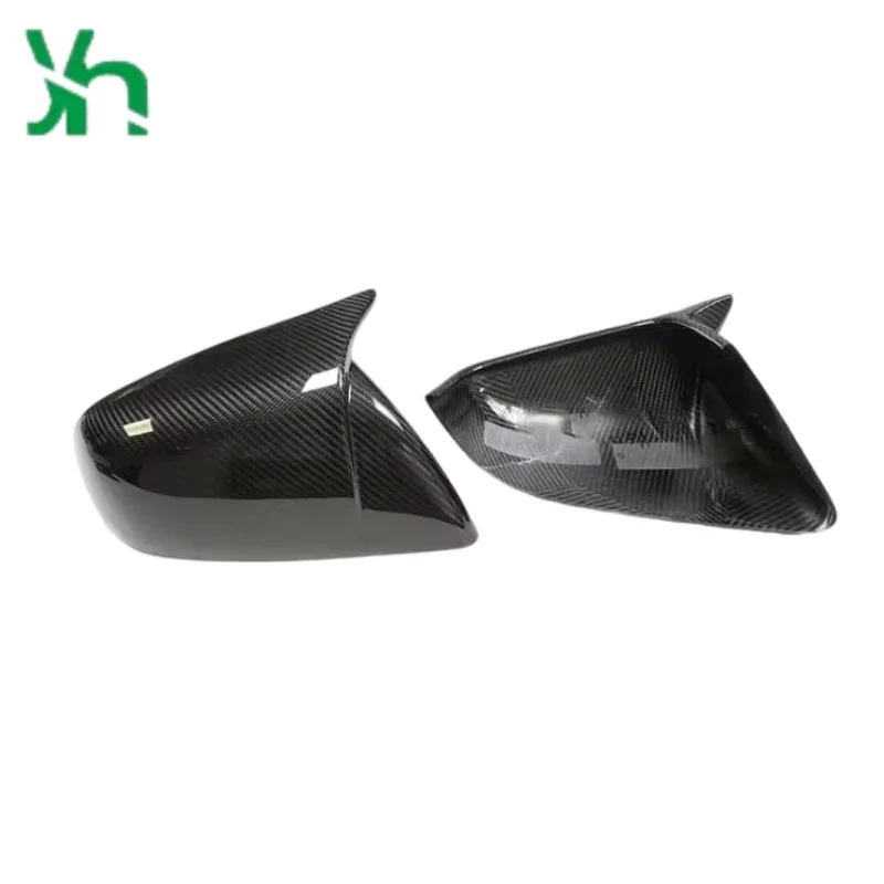 ل تسلا نموذج S 2021 2023 ألياف الكربون الجافة غطاء مرآة الرؤية الخلفية رائجة البيع #2