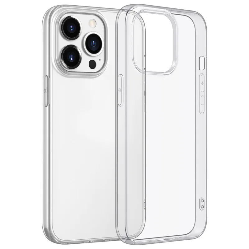 Silikonowe, bardzo cienkie, miękkie etui do iPhone'a 15 14 13 12 Mini 11 Pro XS Max X XR SE2 SE 3 8 Plus Przezroczysta tylna obudowa Slim 7