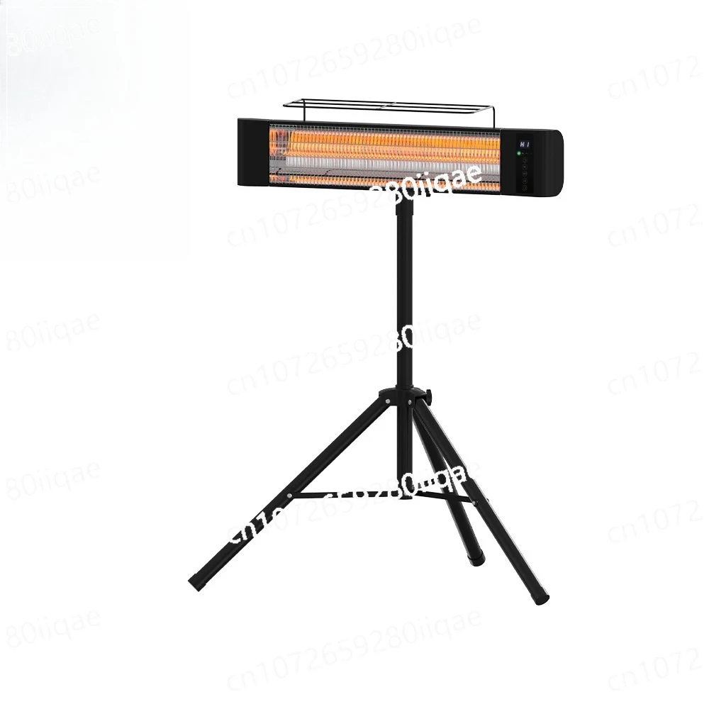 

Электрический обогреватель со штативом, гарантия один год, 1500 Вт, 12-часовой таймер, воздушное отопление, стоячий инфракрасный настенный патио, уличный