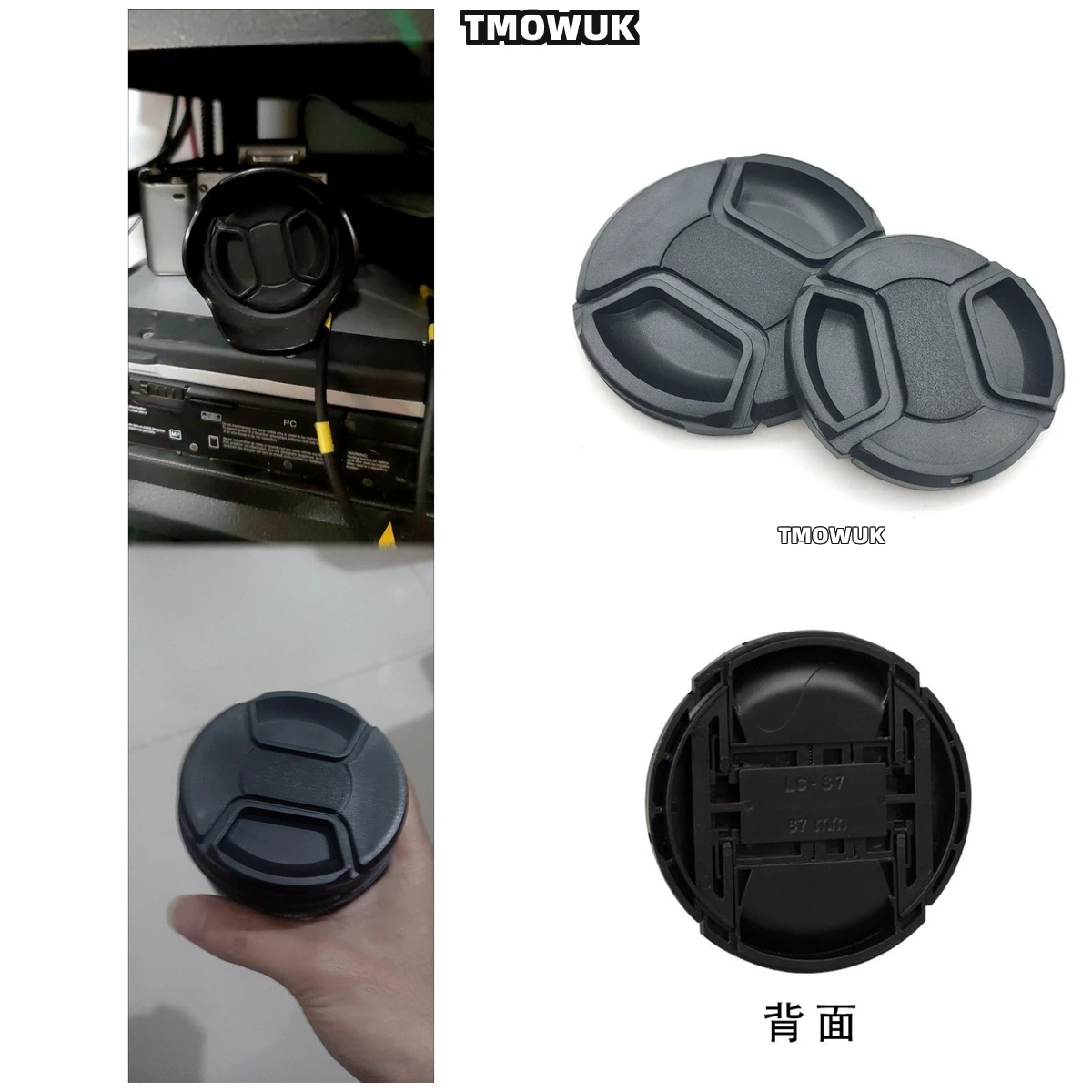 

For PENTAX KP K-5 IIs K-x Q7 K-500 M-E Z-1 K-1 Camera Lens Cap Protective Cover Center Pinch Snap-on 49mm 52 55 58 62 67 72 77 8