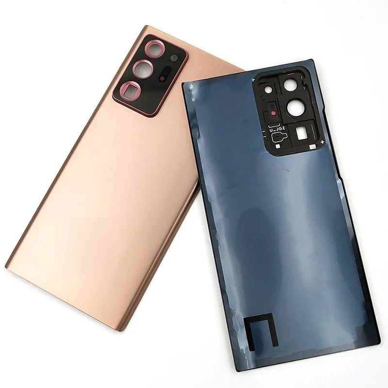 For Samsung Note 20 Ultra N985F SM-N985F Battery Back Cover Rear Door glass Panel Housing Case Camera Lens Replacement