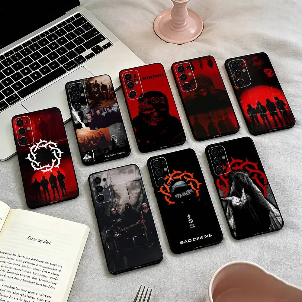 

Rock Band B-Bado-Omens Phone Case Black Silicone Soft For Samsung S25,S24,S21,S22,S23,S30,Ultra,S20,Plus,Fe,Lite