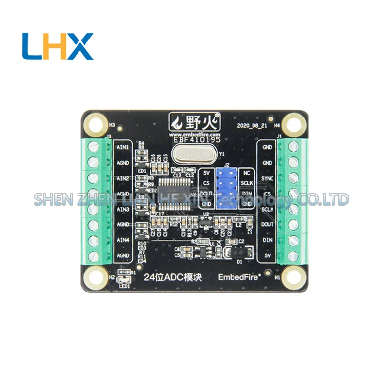 

AD7192 24-bit high-precision ADC data acquisition card analog-to-digital conversion module 10mA ±3.3V