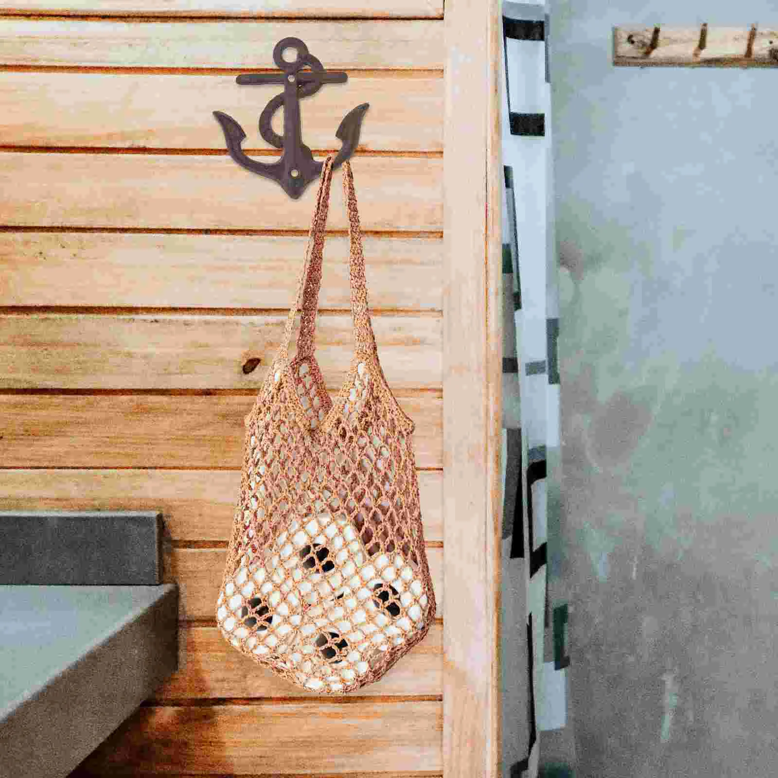 Homedecor Wall Hooks Heavy Duty Rustic Cast Iron Coat Hanger Kitchen Creative Key Anchor for