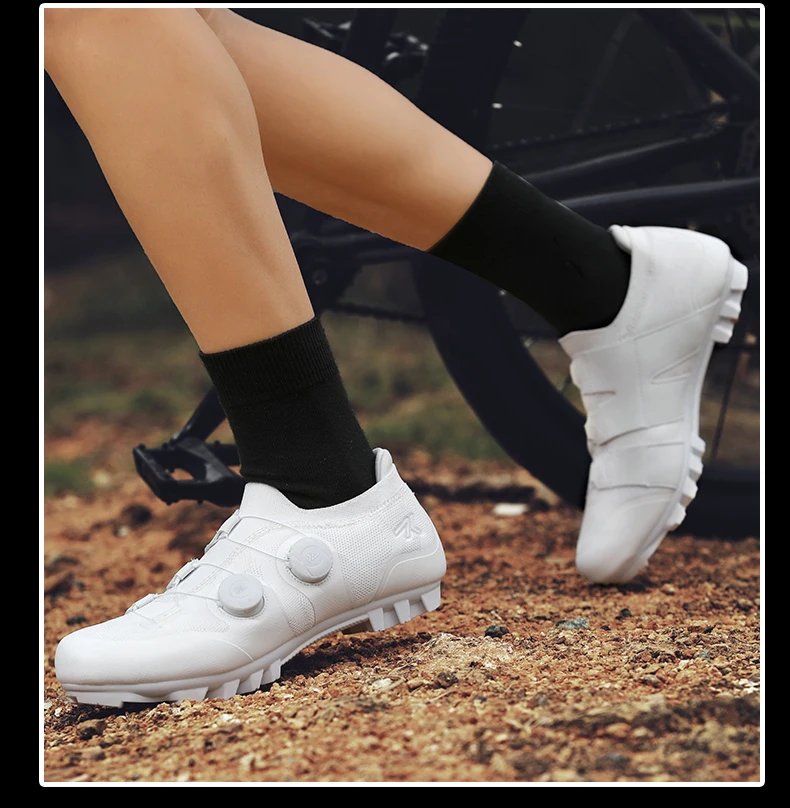 Männer Mtb Radfahren Schuhe Neue Frauen Rosa Self-Locking Stollen Geschwindigkeit Straße Fahrrad Schuhe Flache Trail Racing SPD Mountainbike turnschuhe – Detail 7