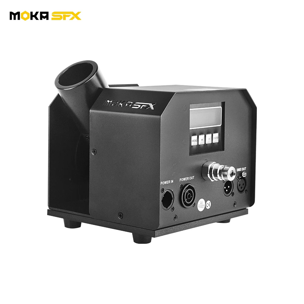 MOKA-Machine à Jet CO2 pour Effets de Scène, Contrôle DMX pour Événements en Boîte de Nuit, Angle Réglable, 12m