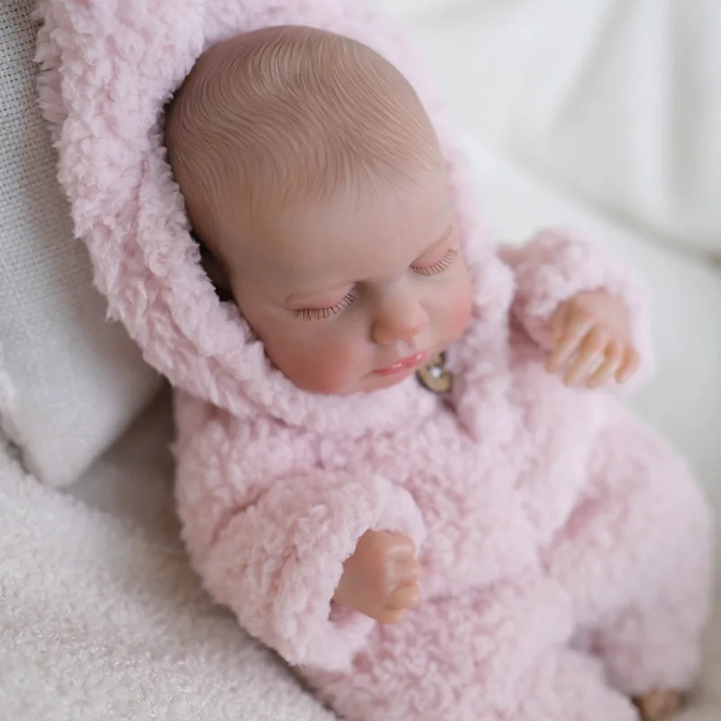 

30CM Reborn Baby Doll LOULOU Real Soft Touch Newborn Baby Hand Detailed Painting Skin with Visible Veins Bebe Reborn Gift Toy