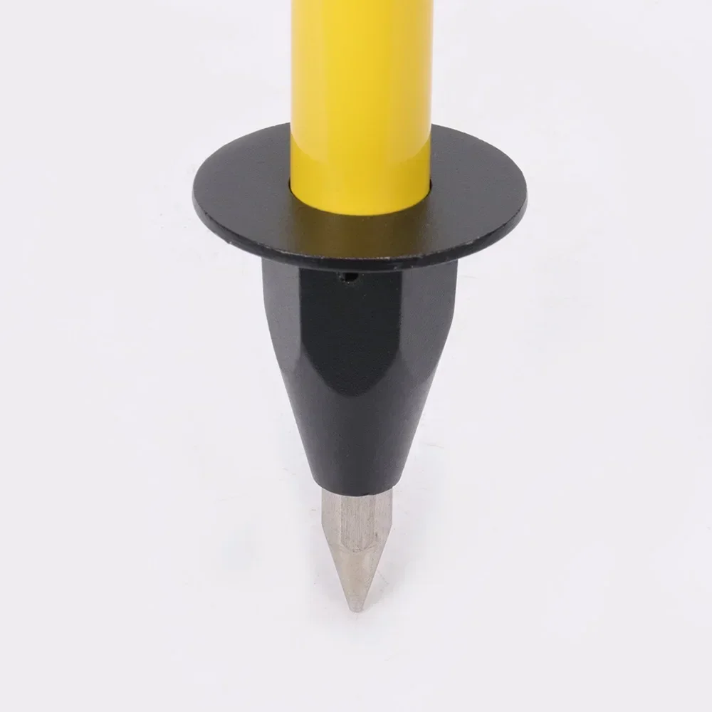 Yellow DZ33A Prism Pole Tripod for Land Surveying Equipment Thumb Release Stable and Durable Design