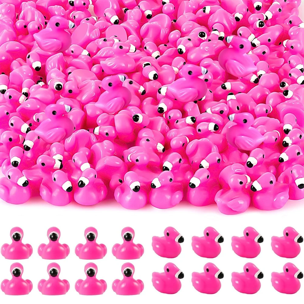 10/20pcs Mini Resin Flamingo Ducks Miniatures, Fairy Garden Ornament Accessories, Terrarium Landscape DIY Craft Decoration