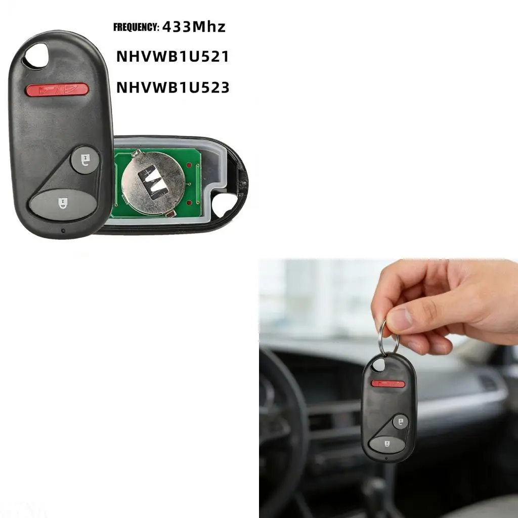 G7NA NHVWB1U523 3 Button 433Mhz Car Easy Programming ABS Construction