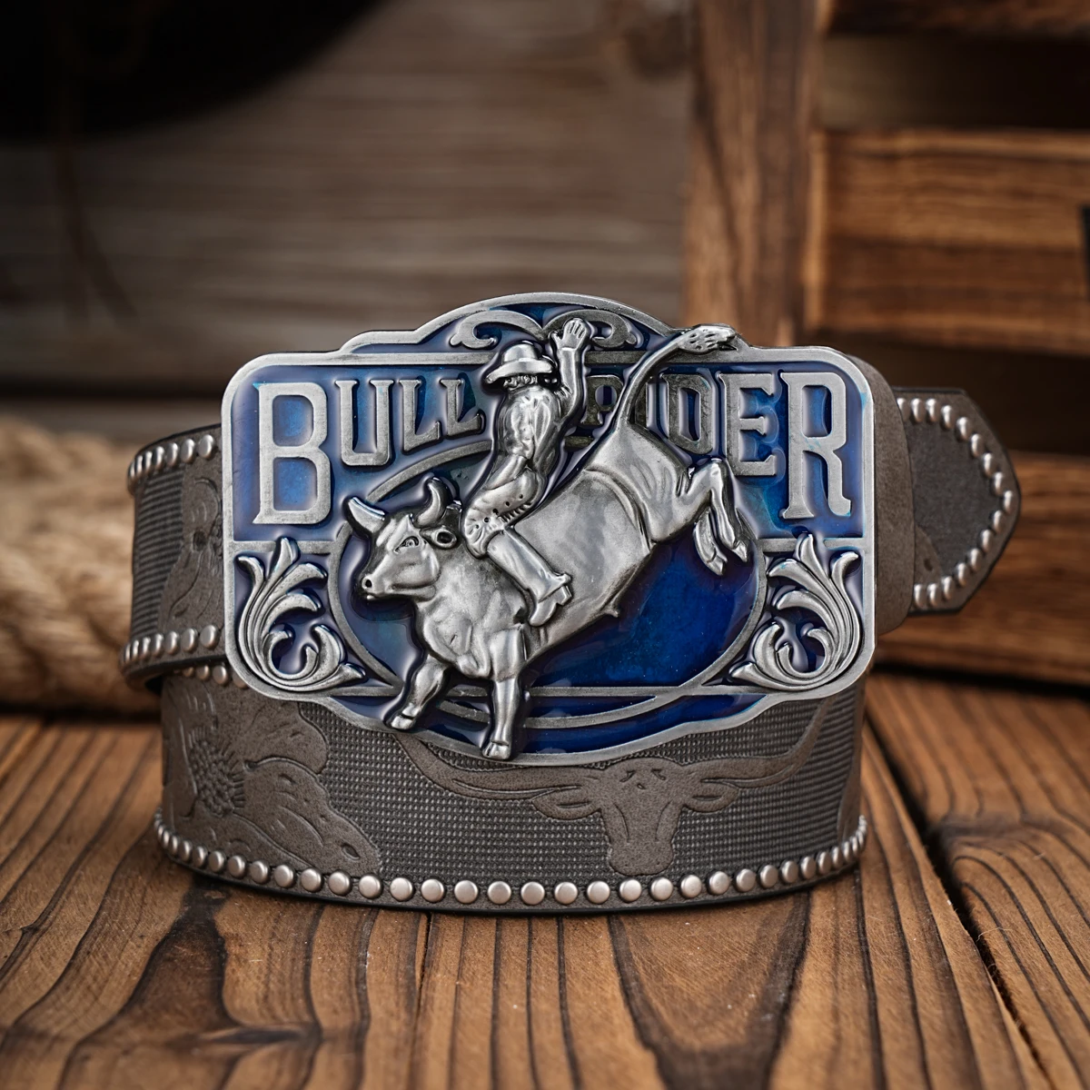 أحزمة جلدية للرجال والنساء - رعاة البقر الغربي - حزام حصان عتيق - حزام بإبزيم منقوش عليه زهور للجينز #2