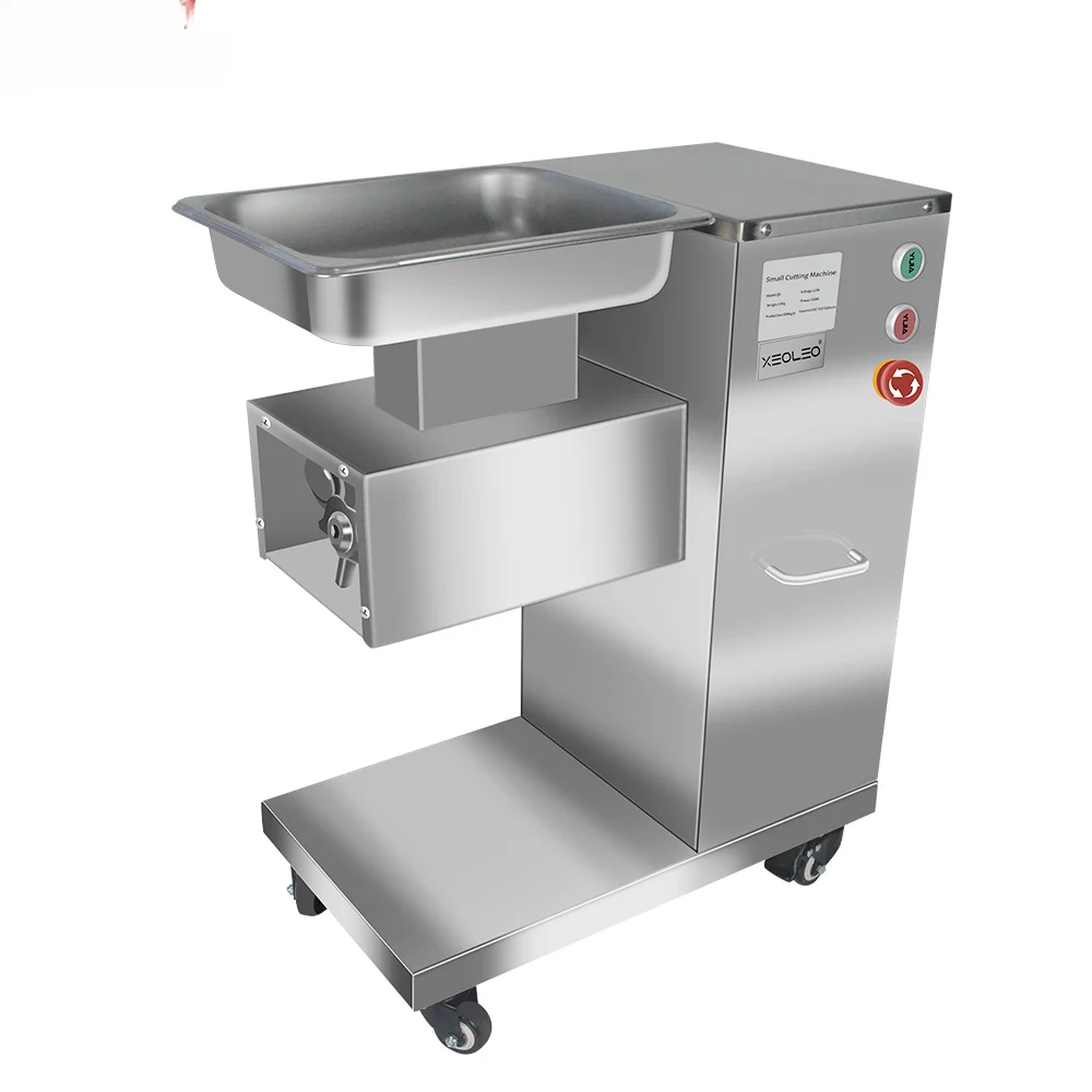 

Electric Meat Slicer 500kg/h Commercial Meat Cutter Beef vegetable Stainless Steel Meat Slicer 550W 220V/110V
