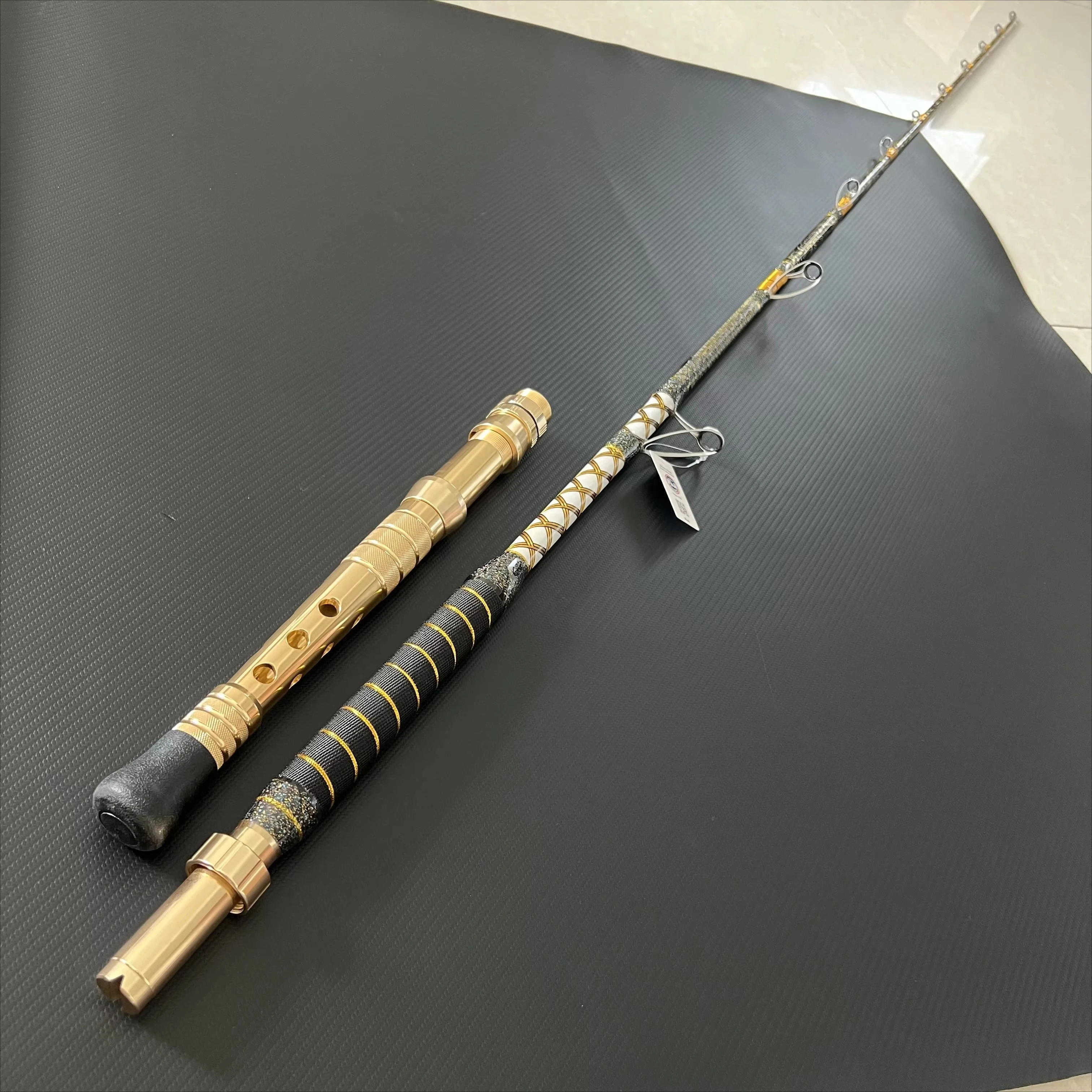 

SEEHOO Hot Deep Sea Fishing Spinning Casting Rod Heavy Full Metal Handle Fishing Jigging Rods Fishing Boat Rod for Saltwater