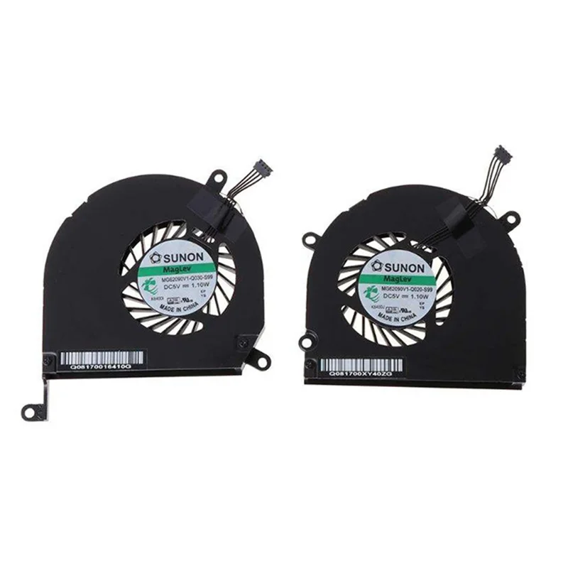 الأصلي A1286 الجانب الأيسر الأيمن مبرد كمبيوتر محمول وحدة المعالجة المركزية مروحة التبريد لماك بوك برو 15 "2008 2009 2010 2011 2012 سنوات #2