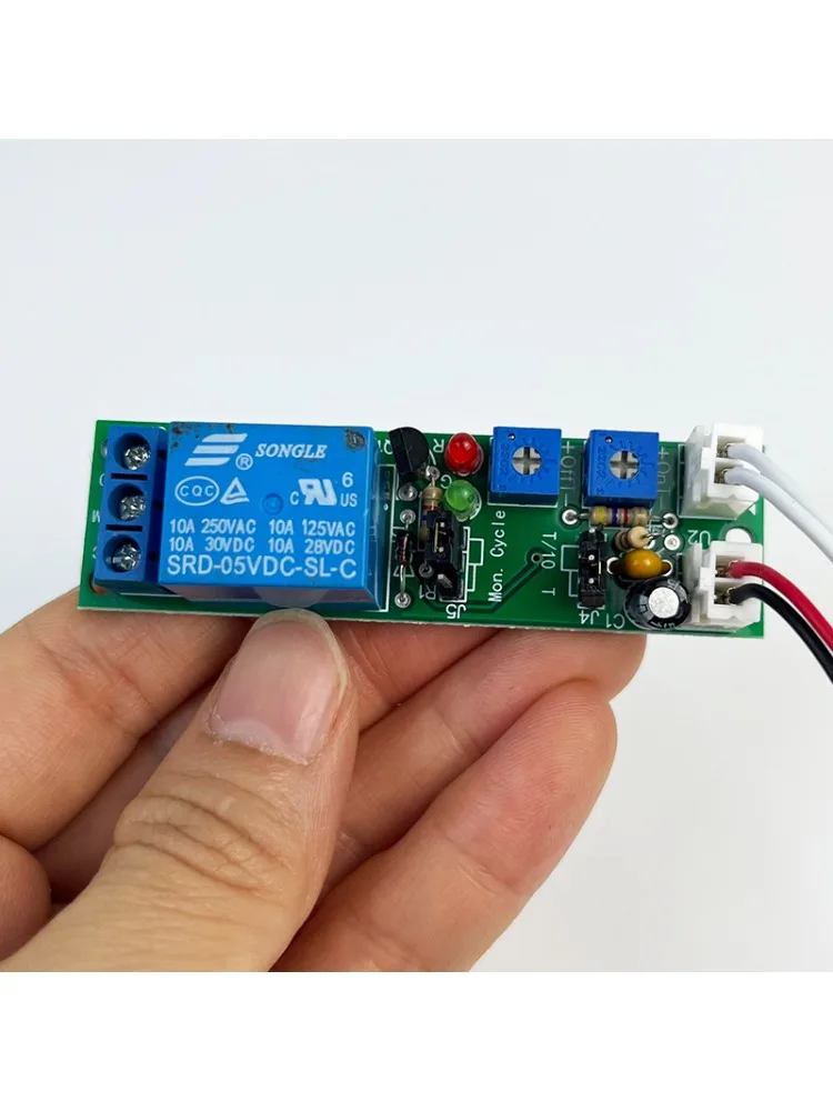 AliExpress 1PC DC 5V 12V 24V 1S-24H Adjustable Delay Time Timer Relay Control Cycle Turn ON OFF Switch Loop Module Intermittent Power On