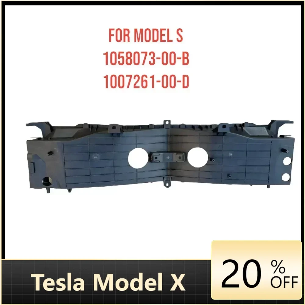 ¡Nuevo! Cubierta de recogida de viento para Tesla modelo S, accesorios de coche 1058073-00-B, 1058073 1007261 OEM, parachoques delantero, conducto de aire central