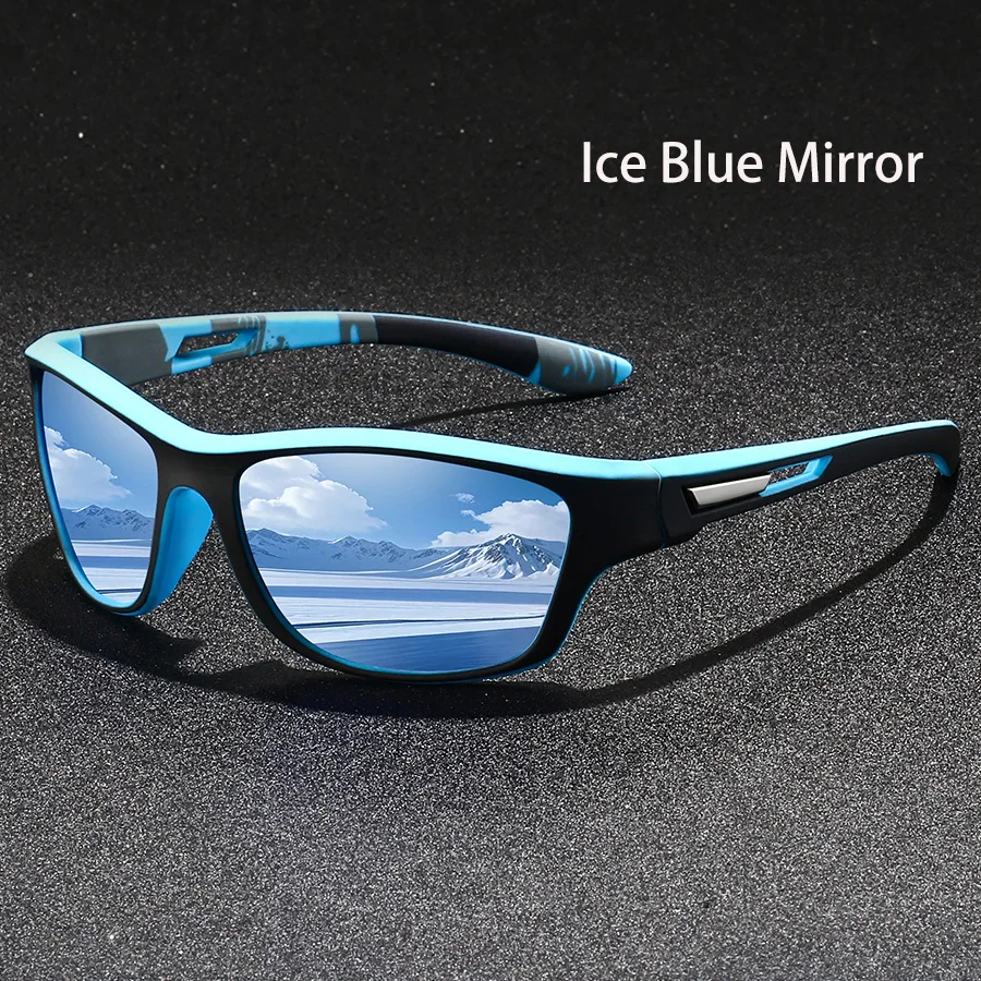 18-teiliges Set Tarnmuster-Rahmen Brillen für Fahren Angeln Freizeit Sport Herren Damen Radfahren Bergsteigen Mode Vintage Sport Sonnenbrillen – Detail 4