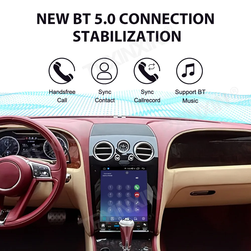 12.1 Inch Android 15 For Bentley Flying Spur Continental GT 2005~2019 GPS Navigation Car Radio Stereo Receiver Carplay Head Unit