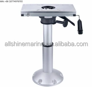 

Новый пневматический регулируемый подиум Allshine Marine Silver из сплава с направляющей для лодок, размер 14.5-24 дюйма