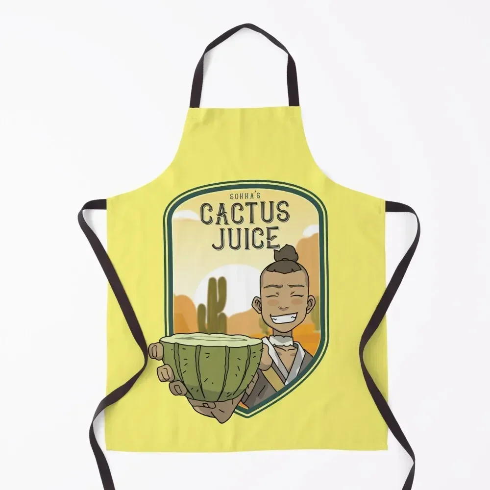 

Sokka's Cactus Juice Apron Women's christmas decoration House Things For Home And Kitchen kitchen jacket woman Apron