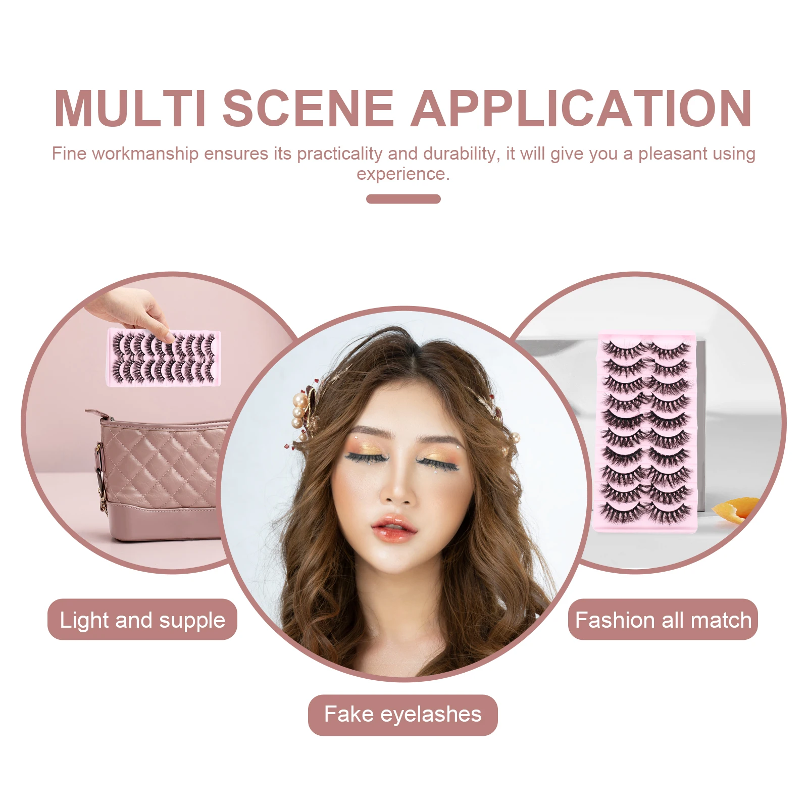 

10 пар накладных ресниц, натуральные кластеры, накладные ресницы, черные искусственные длинные удобные ресницы, материал премиум-класса, свадьба