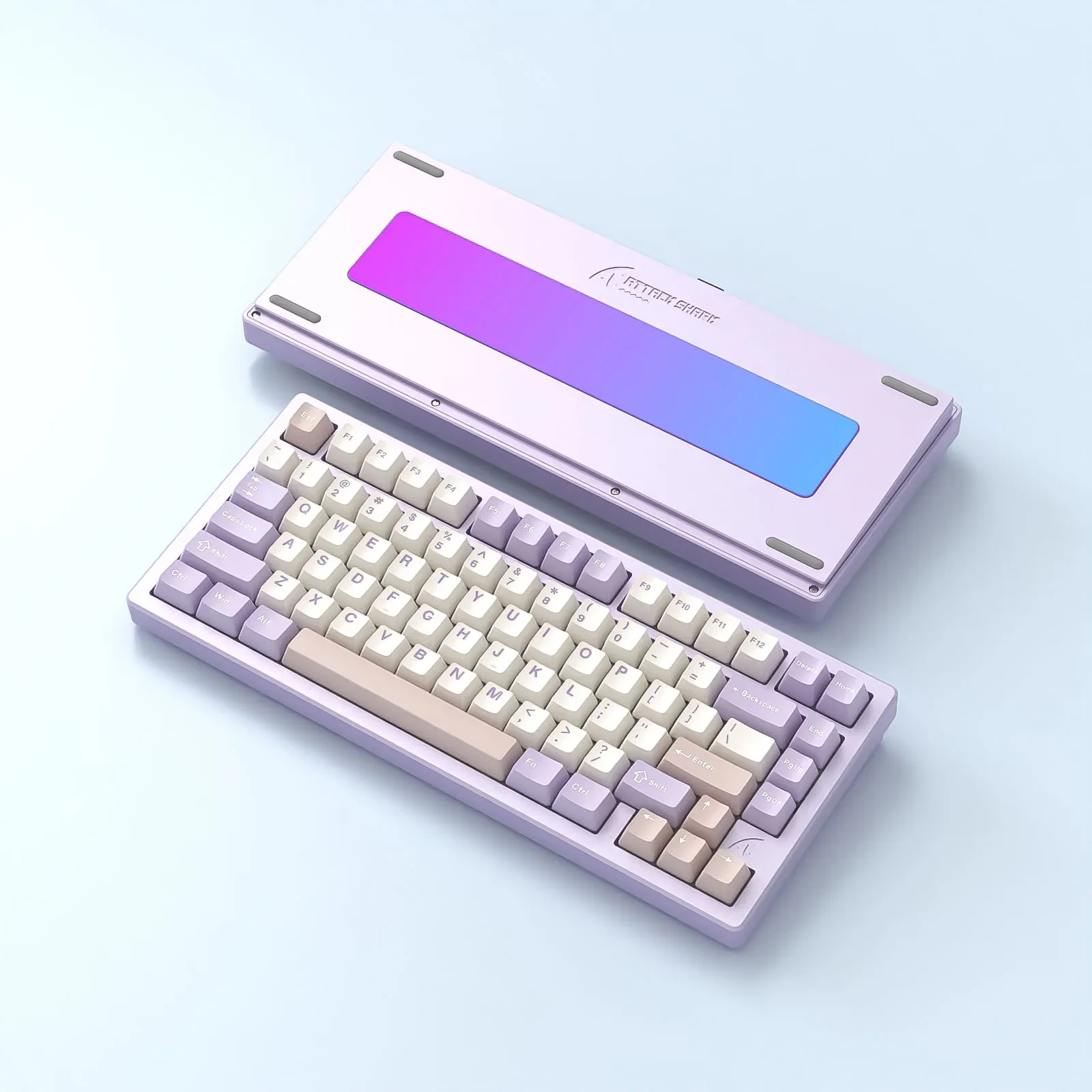 X75 Aluminum CNC PBT Keycaps Gaming Keyboards BT Wired Wireless 2.4G RGB Mechanical Keyboard