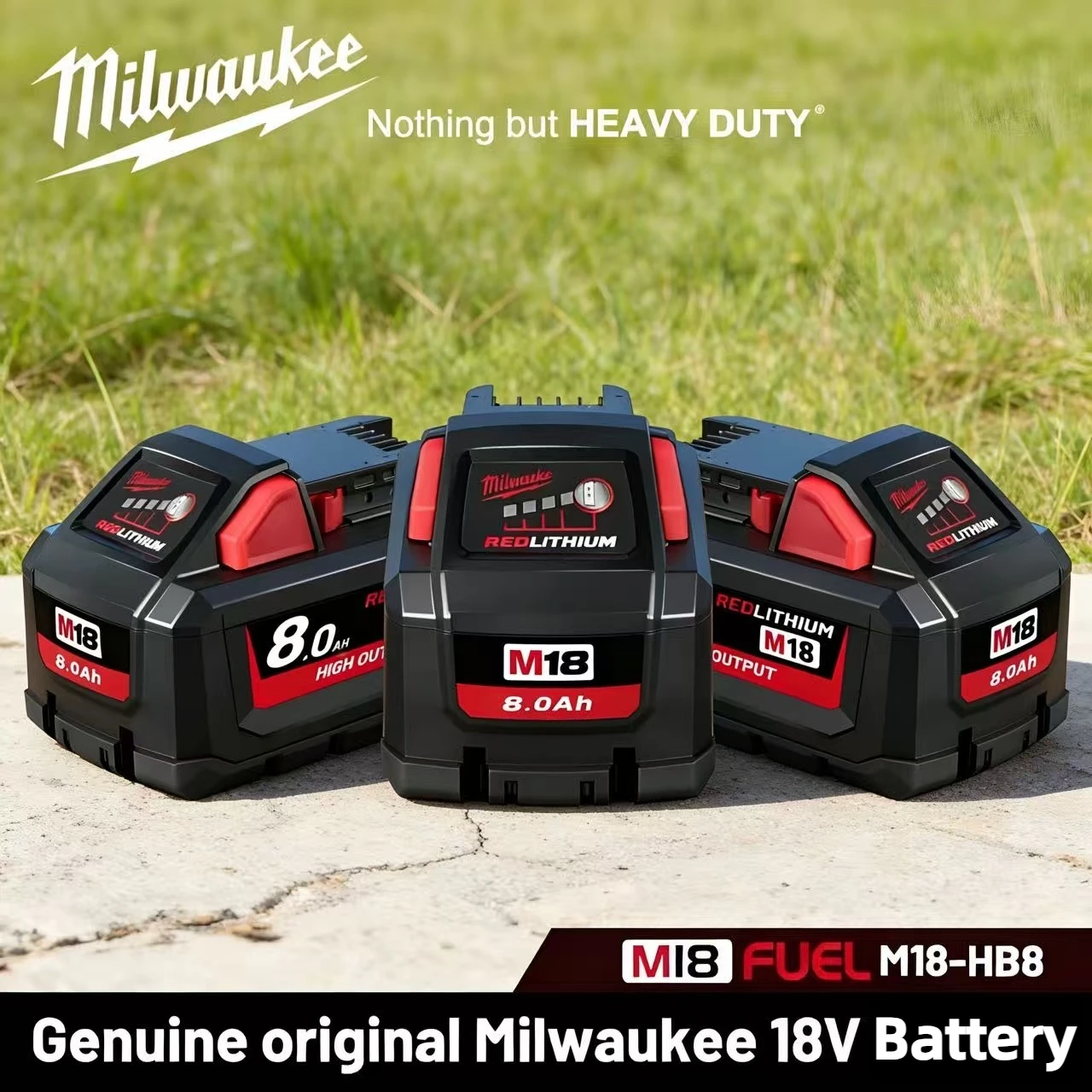 

For Milwaukee M18 18V 12.0Ah Ultra High Capacity Battery M18FB12 Forge For Heavy Duty M18 Tools Max Runtime Construction Use