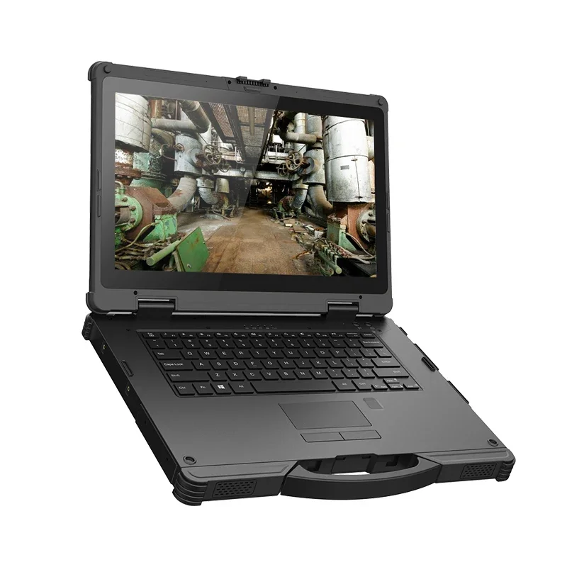 NEW Cenava 14 Inch Rj45 Port Industrial Rugged Laptop Pc Fingerprint Recognition Rugged Notebook Built-in Tpm Security Chip